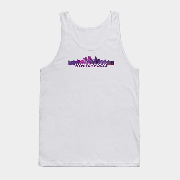 Minneapolis Skyline Tank Top by artshop77